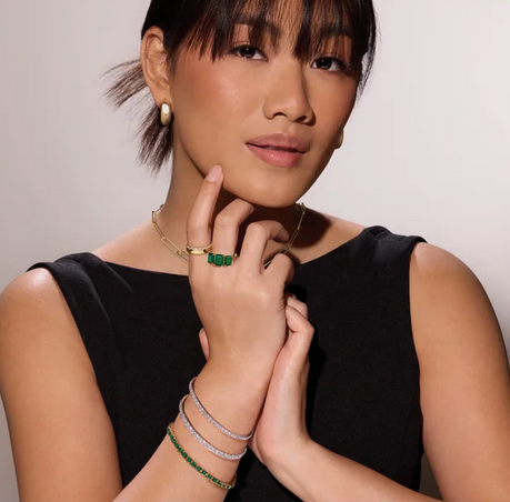 14K Yellow 8 CTW Lab-Grown Diamond Line 7" Bracelet Item # BRC951:LG621:P