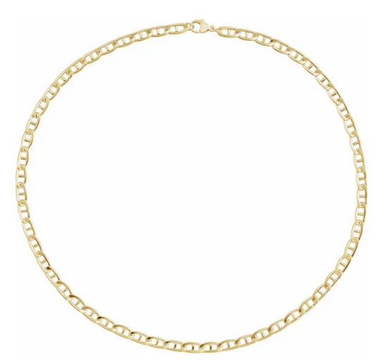 14K Yellow 5.15 mm Anchor 18" Chain Item # CH1314:118:P