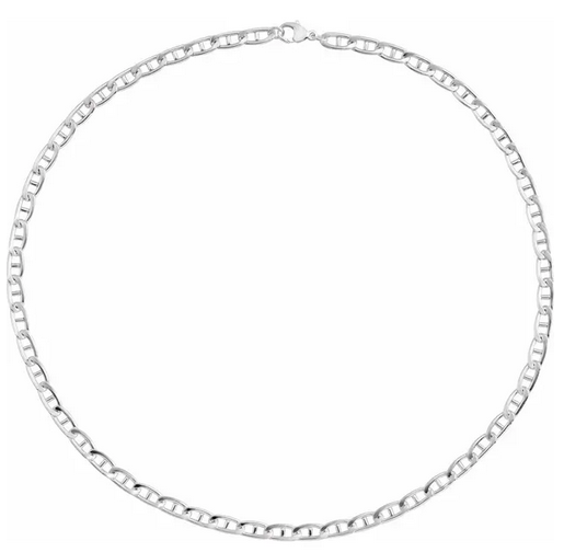 Sterling Silver 5.15 mm Anchor 16" Chain Item # CH1314:103:P