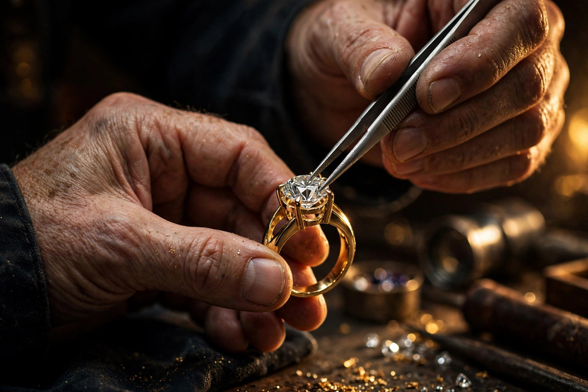 Jeweler at the bench
